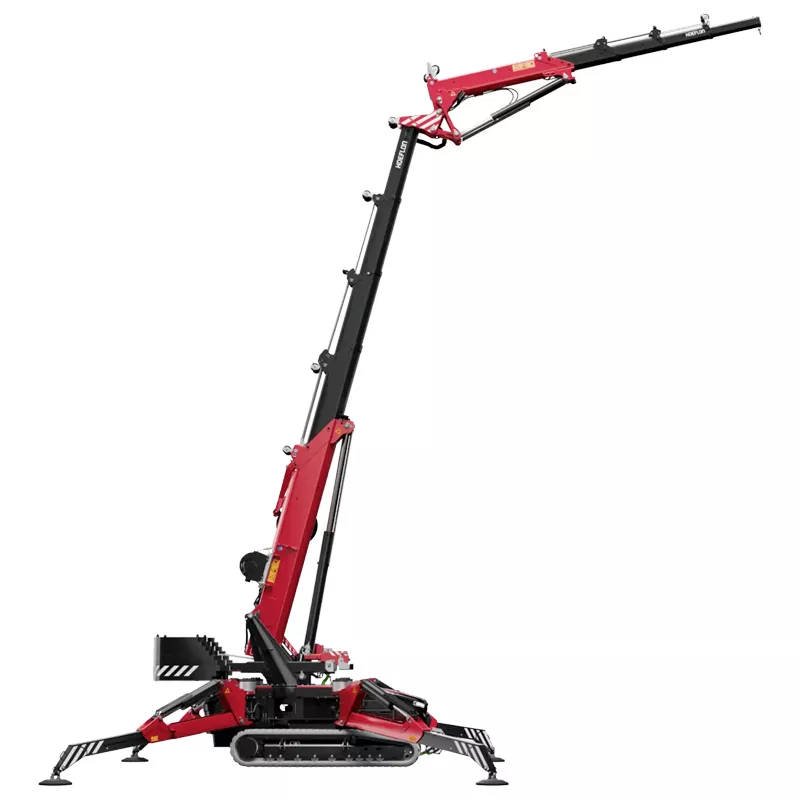 Hoeflon C30e spider crane for hire