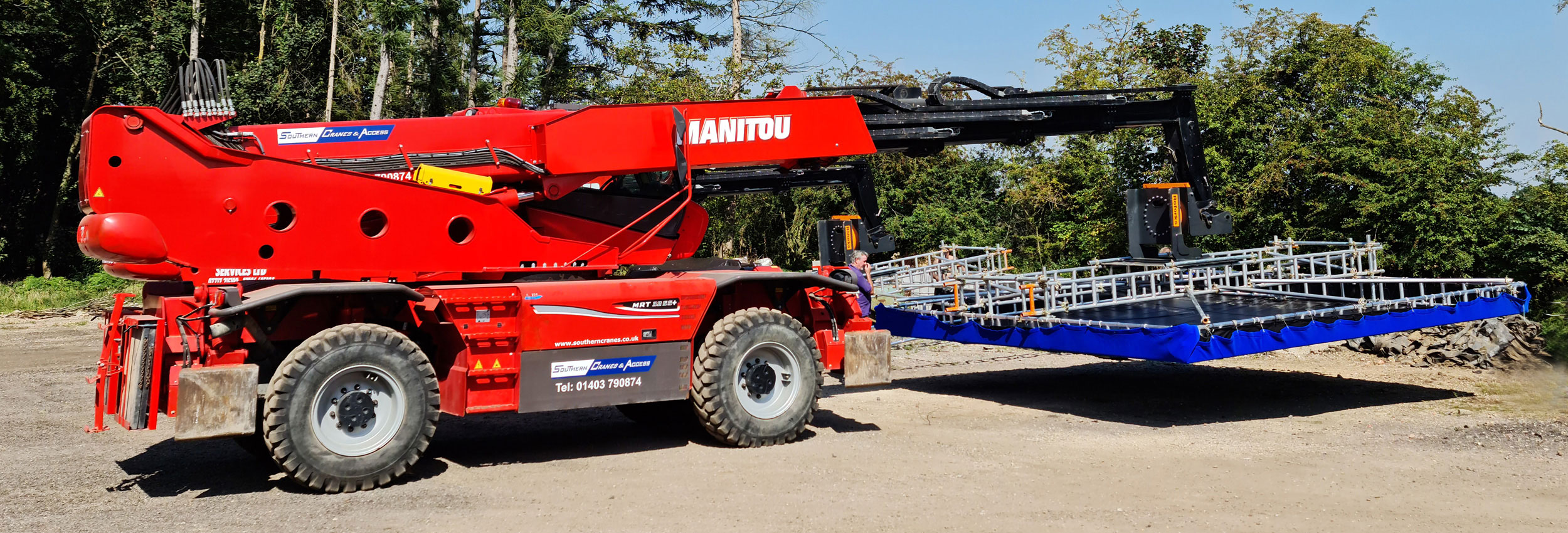 Roto telehandler hire at Southern Cranes & Access