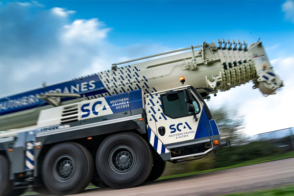 Liebherr LTM1300 6.3 Crane at Southern Cranes, Sussex