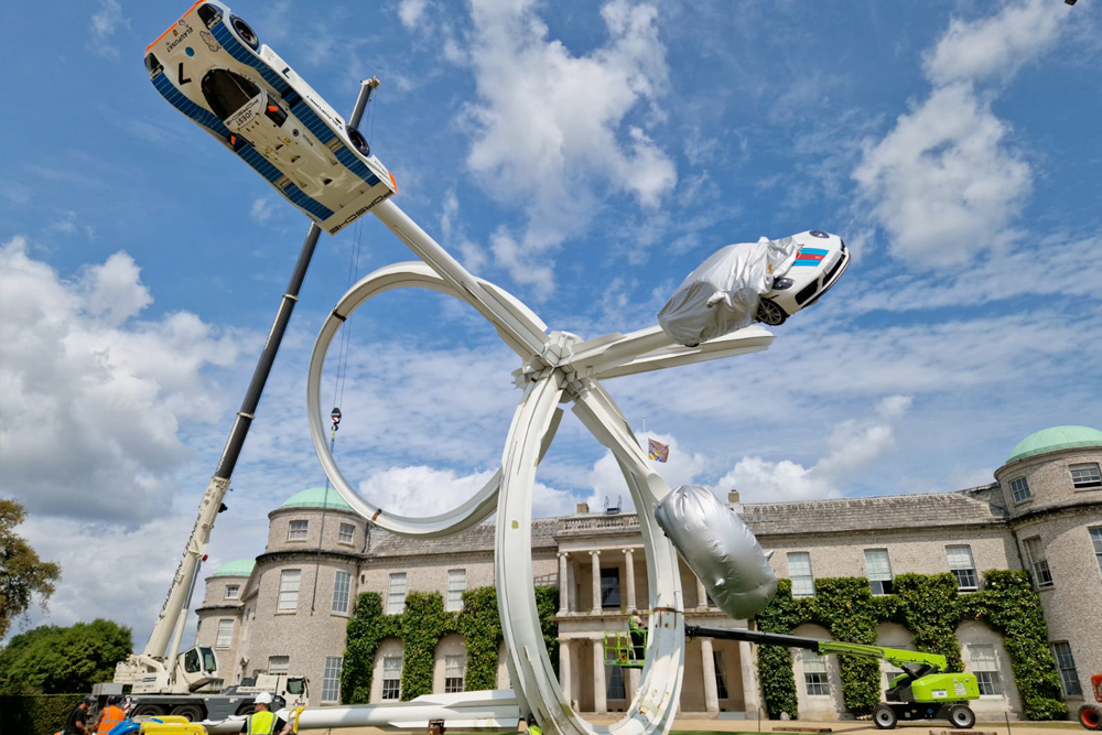 Goodwood FOS Festival of Speed specialist lifting and crane hire