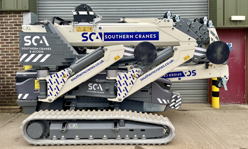 Hoeflon C30e spider crane Southern Cranes & Access