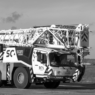 Mobile tower crane hire from Southern Cranes