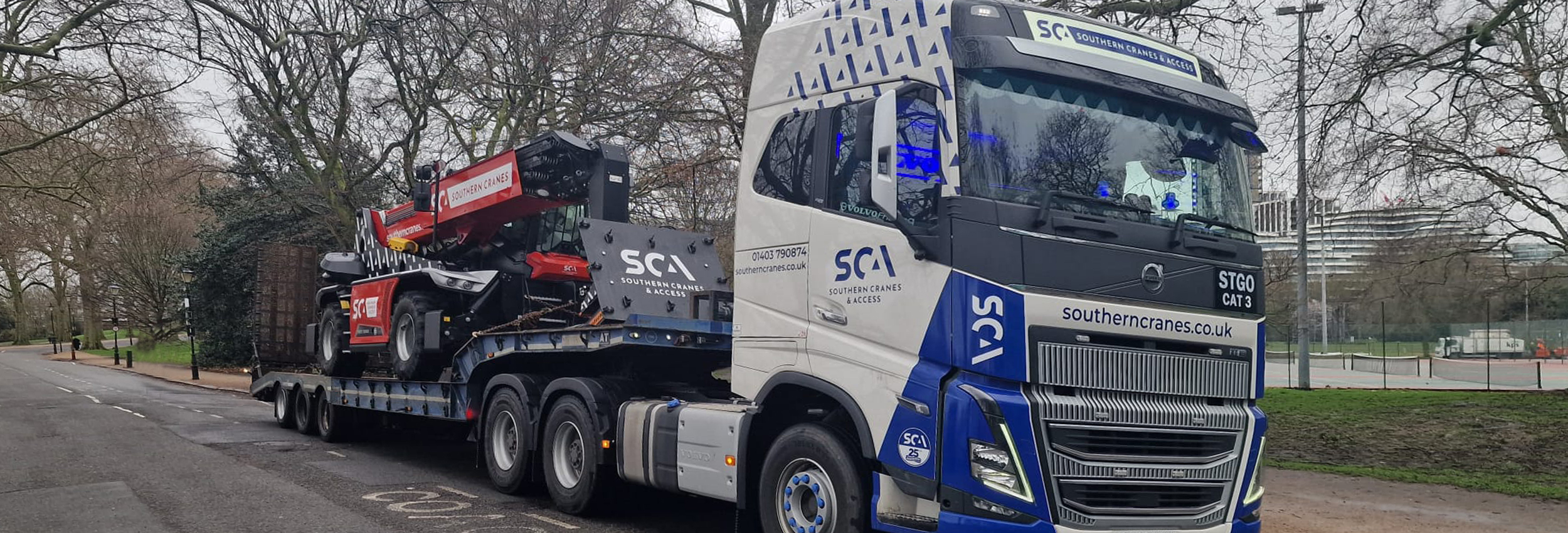 Haulage, heavy lifting, low loader and transport - Southern Cranes & Access, Sussex, Surrey, London, South East England