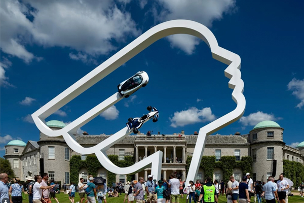 Goodwood Festival of Speed 2025 central display installation